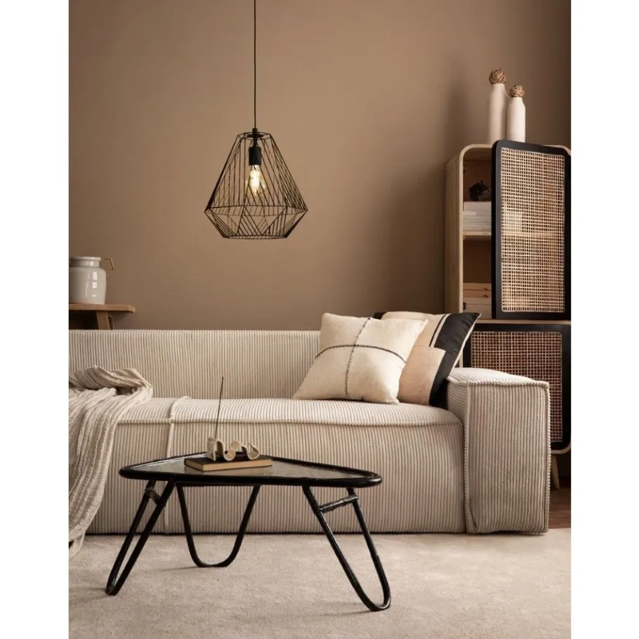 Eglo STYPE hanglamp staal zwart H: 1100 mm | Ø 330 mm Discount