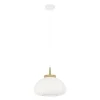 Eglo SUMMERHILL hanglamp staal, hout wit, bruin / papier wit H: 1100 mm | Ø 400 mm Outlet