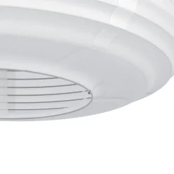 Eglo SUMMERHILL hanglamp staal, hout wit, bruin / papier wit H: 1100 mm | Ø 400 mm Outlet