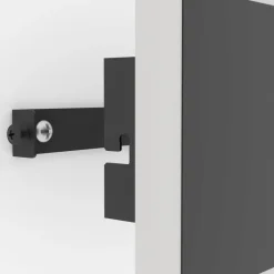 Eglo TALAMELLO 1 Wandlamp staal zwart / Kunststof satijn H: 120 mm New