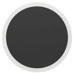 Eglo TALAMELLO 1 Wandlamp aluminium zwart / Kunststof wit Ø 170 mm