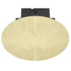 Eglo TALAMELLO Wandlamp aluminium geborsteld goud Ø 150 mm Hot