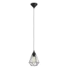 Eglo TARBES hanglamp Kunststof zwart / staal zwart H: 1100 mm | Ø 175 mm New