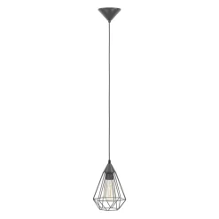 Eglo TARBES hanglamp Kunststof zwart / staal zwart H: 1100 mm | Ø 175 mm New