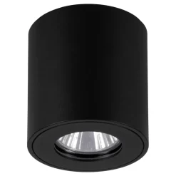 Eglo TORRECOLA Plafondarmaturen aluminium, kunststof zwart / Glas helder H: 95 mm | Ø 80 mm New