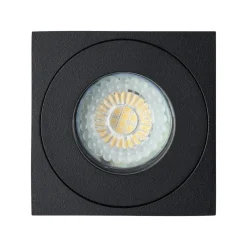 Eglo TORRECOLA Plafondarmaturen aluminium, kunststof zwart / Glas helder H: 95 mm Outlet