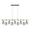 Eglo TOWNSHEND 5 hanglamp staal, hout zwart, bruin H: 1100 mm Sale