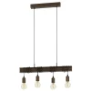 Eglo TOWNSHEND 4 hanglamp staal antiek bruin, zwart H: 1100 mm Hot