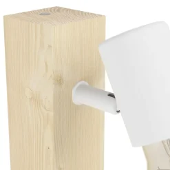 Eglo TOWNSHEND 3 spot hout, staal bruin, wit Online