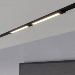 Eglo TPLUS FLAT LIGHT Plafondarmaturen Kunststof zwart H: 12 mm Hot