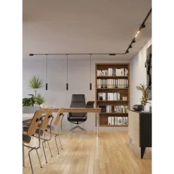 Eglo TPLUS PENDANT spot Kunststof zwart H: 1100 mm | Ø 55 mm Clearance