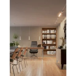 Eglo TPLUS PENDANT spot Kunststof wit H: 1100 mm | Ø 55 mm Outlet