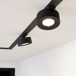 Eglo TPLUS WIDE SPOT spot Kunststof zwart H: 40 mm | Ø 85 mm New