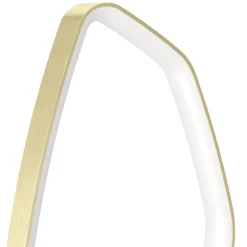 Eglo VALLEROSA Tafellampen aluminium, staal geelkoper-geborsteld / Kunststof wit H: 425 mm Sale