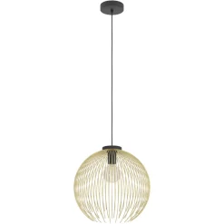 Eglo VENEZUELA hanglamp staal zwart, goud H: 1100 mm | Ø 400 mm Discount