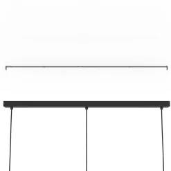 Eglo VENEZUELA hanglamp staal zwart, goud H: 1100 mm