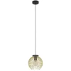 Eglo VENEZUELA hanglamp staal zwart, goud H: 1100 mm | Ø 235 mm Sale