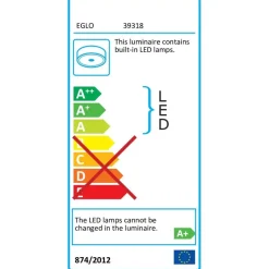 Eglo Vidago Spot wit zwart LED 4X5.4W 39318 Hot