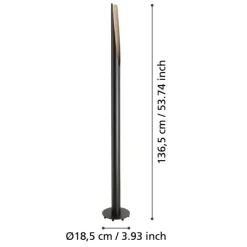 Eglo VL/1 GU10 BARBOTTO ZWART/EIKEN Sale