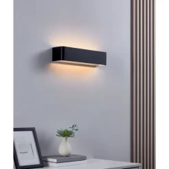 Eglo Wandlamp LED SANIA4 L-365 1400LM ZWART Outlet