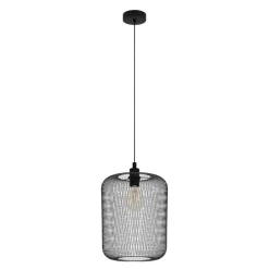 Eglo WRINGTON hanglamp staal zwart H: 1100 mm | Ø 300 mm Clearance