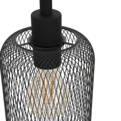 Eglo WRINGTON PENDEL 3xE27 L740 ZWART GAAS Hot