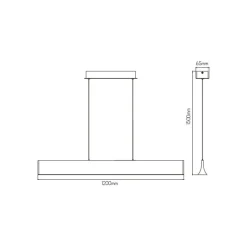 Fantasia AKARI LED 24Watt 1165Lm Pendant 3000K Sand white Outlet