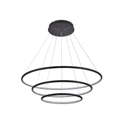Fantasia ANNU Pend. 3 rings  99W  SMD 3000K dimmable ø800+600+400mm Black Online