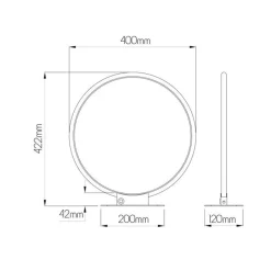 Fantasia ANNU table lamp  21W  SMD 3000K dimmable ø400mm white