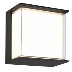 Fantasia ASLAN wallight 9Watt 1100Lm SMD LED 3000K IP65 black Outlet
