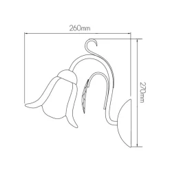 Fantasia ASPER WALLLIGHT E14X1 Clearance
