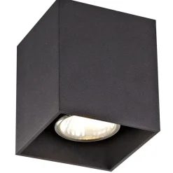 Fantasia BABAR Plafondlicht zwart vierkant 1xGU10 excl (max 50W) Discount