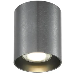 Fantasia BABAR Plafondlicht geborsteld staal rond 1xGU10 excl (max 50W) Sale