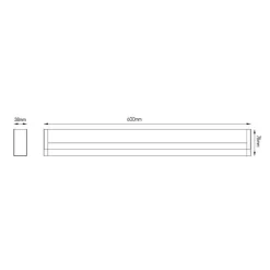 Fantasia BANY wall light 12W LED 2700K IP44  600mm Online