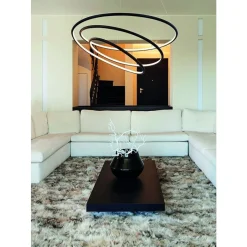 Fantasia BOA Pend. 88W SMD 3000K dimmable ø730mm Black Best