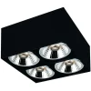 Fantasia BOX-4L square black incl. 4x AR111 12W 2700K 1130 lm Online