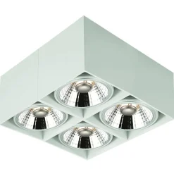 Fantasia BOX-4L square white incl. 4x AR111 12W 2700K 1130 lm Best
