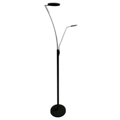 Fantasia CALES Vloerlamp LED 24,5W + 5W zwart chroom Hot