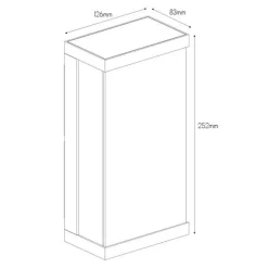 Fantasia CASAR Wall light IP65 2W SMD LED 3000K, solar + sensor, black Hot