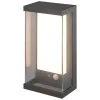 Fantasia CASAR Wall light IP65 2W SMD LED 3000K, solar + sensor, black