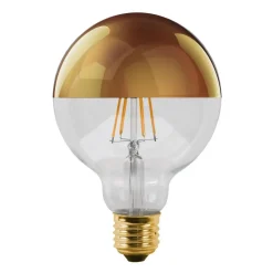 Fantasia E27 LED Globe G125 6W Kopspiegellamp Goud 2500K Dimbaar