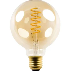 Fantasia E27 LED Globe Spiral G95 5W Amber 2200K Dimbaar Hot
