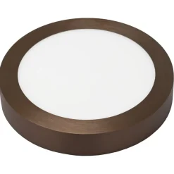 Fantasia FLUKE LED plafonnier rond geborsteld brons 18W 3000K Ø23,5cm Best