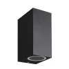 Fantasia FLUX SQ wall light  150mm 2x GU10 (excl) max 35Watt IP54 black Hot