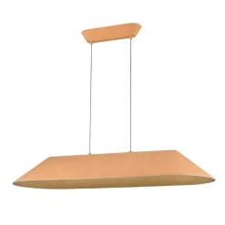 Fantasia FONIC 23W LED Pendel 1090x401mm dimbaar vilt licht bruin / grijs Sale