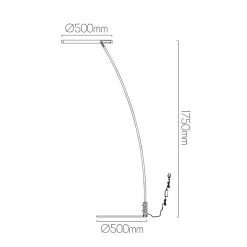 Fantasia GURI LED vloerlamp 34W 3000K (doos 1 van 2) Hot