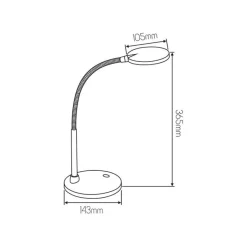 Fantasia INDEX Desk Lamp silver SMD LED 5,5W/500lm Online