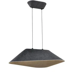 Fantasia ITZU 8,7W LED Pendel 550x550mm dimbaar vilt donker grijs /licht grijs Best