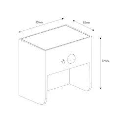Fantasia JARDIN Wall light IP65 2W CREE LED 3000K, solar + sensor, black Clearance