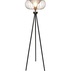 Fantasia JULIA 1x E27 vloerlamp Ø44cm zwart Hot